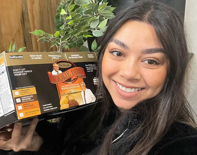 So easy to use, doesn’t even feel like I’m on a diet. I love the taste of the cookies and they really do fill you up, beats having shakes and still feeling like you didn’t eat anything Cookie Diet testimonial